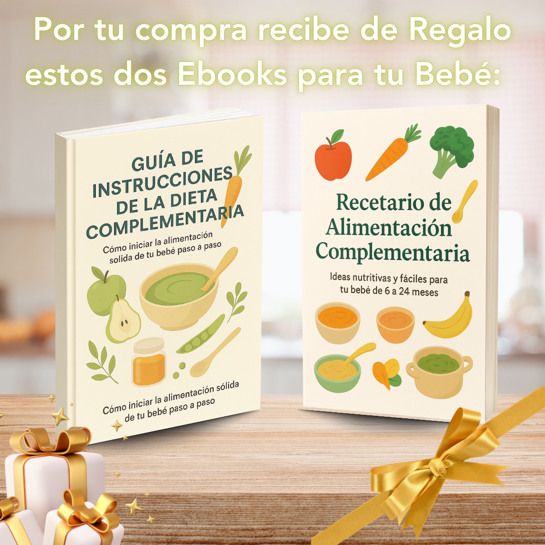 The MealSet™ – Set de silicona antideslizante para bebé (Incluye cepillo + guía de alimentación + Recetario)